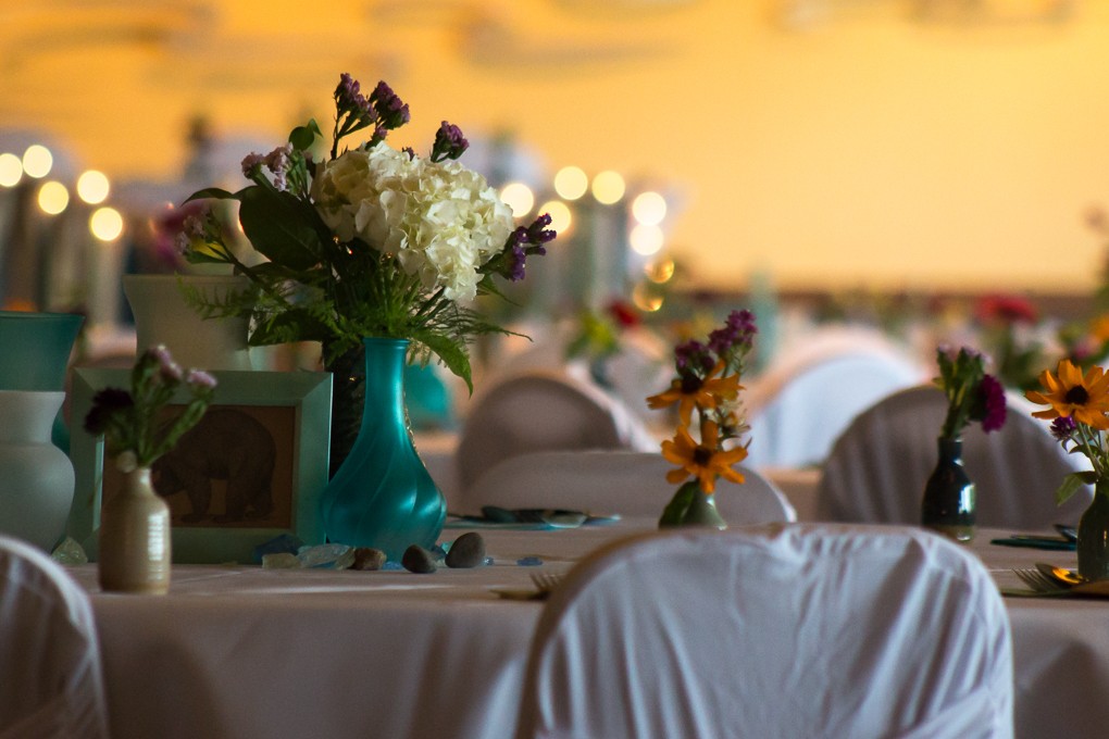 Table Settings at Harbor View Event Center